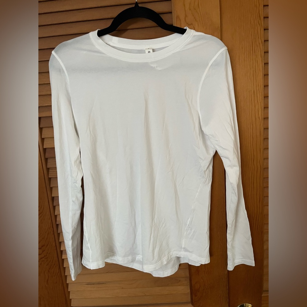 Lululemon All Yours Long Sleeve in White size 4
